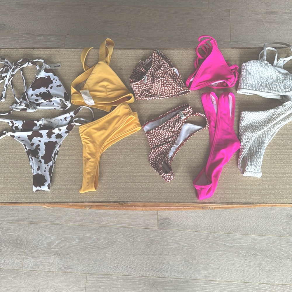 5 bikinis - instant summer! Selling all as a bunch, super great deal, 5 for 1!